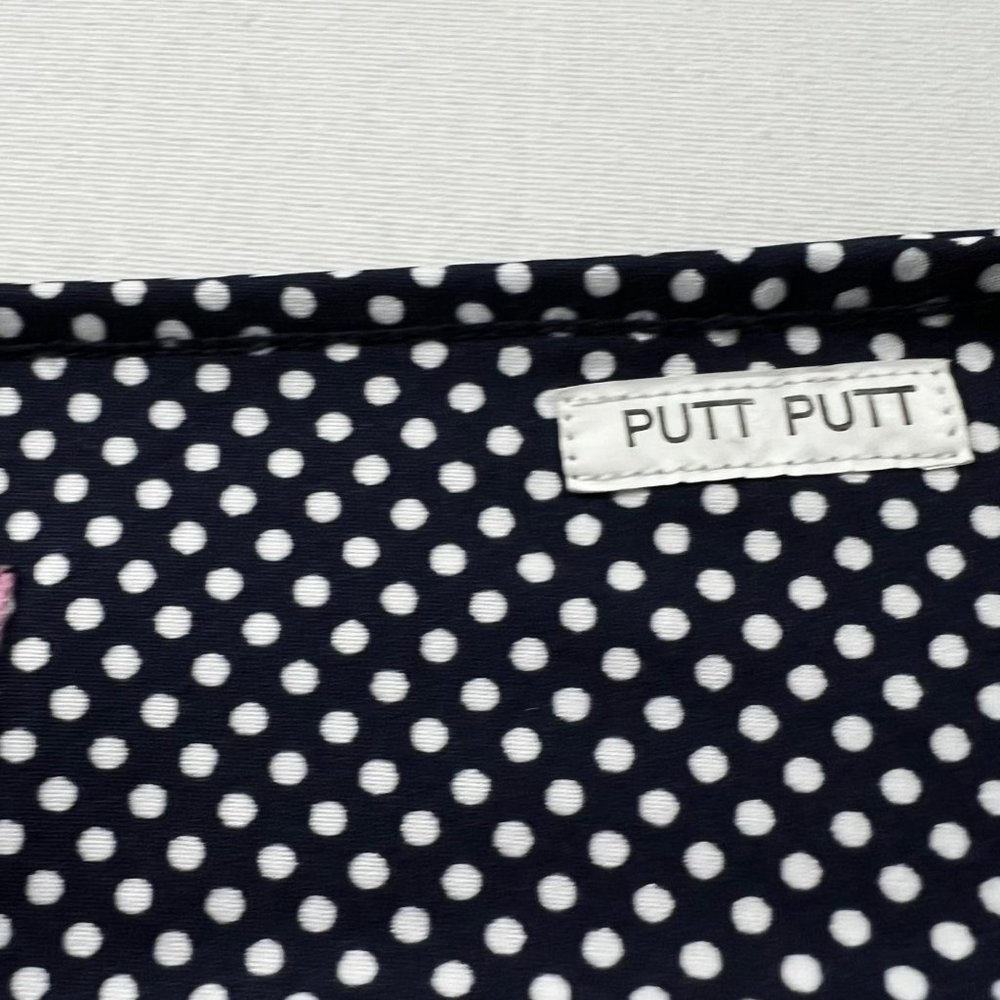 Golftini Putt Putt Pull-on Ruffle Tech Golf Skort Polka Dots Size Small - Picture 6 of 9